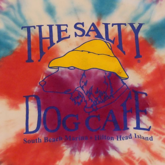 The Salty Dog Cafe Hanes Tie-Dye Kids Large T-Shirt - Picture 3 of 5